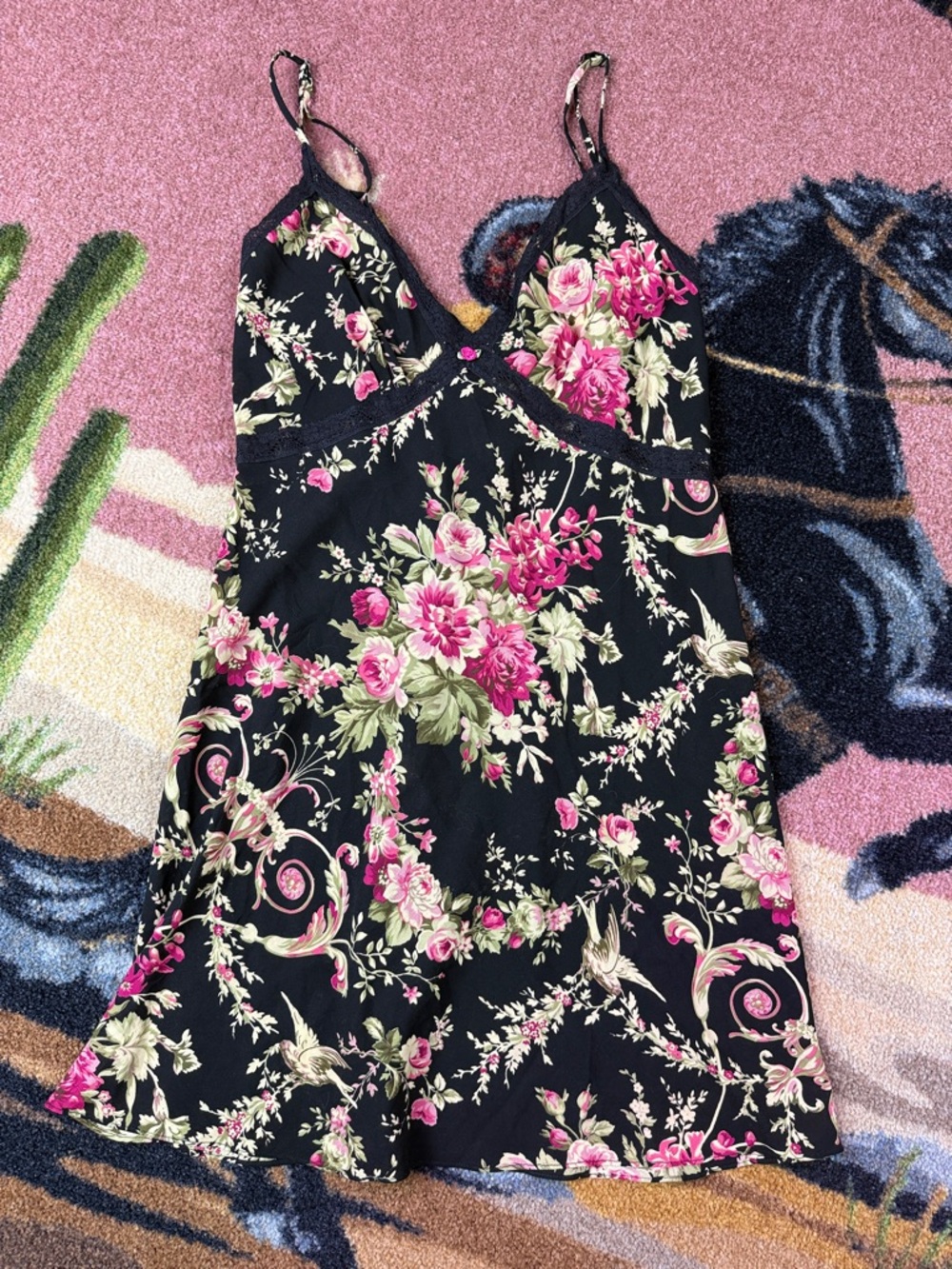 VINTAGE OSCAR DE LA RENTA NIGHTDRESS MINI